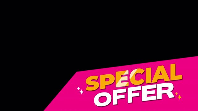 Animated Special Offer Promotion Graphic Transparent Background