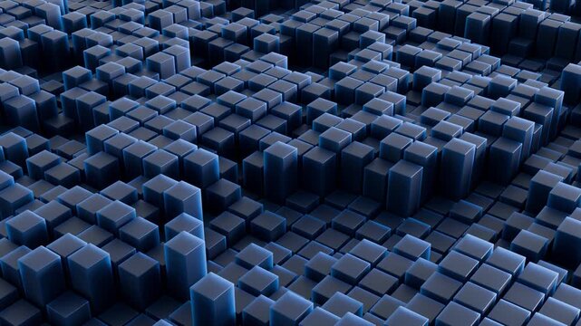 abstract geometric pattern background, 4k seamless loop, 3d render