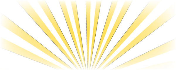 Fototapeta premium Yellow abstract background with light of sunburst. yellow starburst with halftone. sun ray retro background with flash