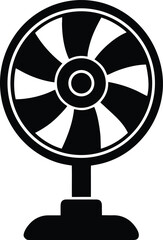 Obraz premium Electric Fan Cooling Appliance Device Isolated