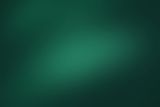 Abstract Dark Green Gradient Blur Background