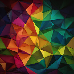 Obraz premium Free Triangles Polygon vector and picture
