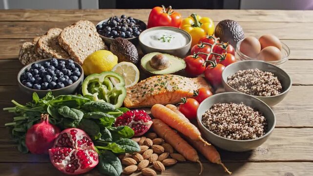 Essential chemical minerals and microelements - healthy diet, healthy life concept