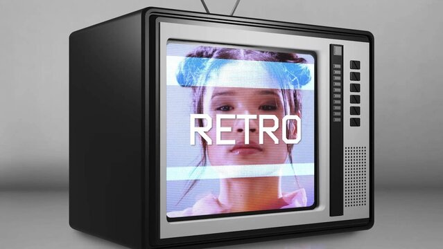 Retro Television Set