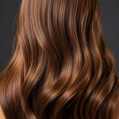 Naklejka premium long hair of a woman