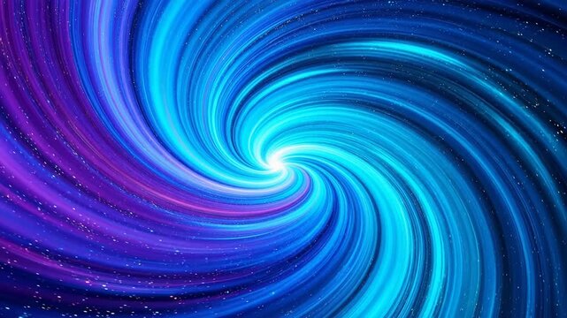 Colorful spiral galaxy pattern