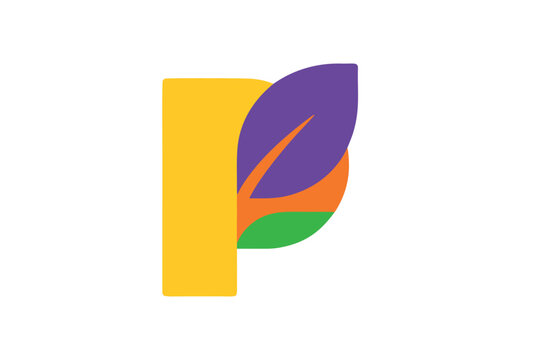Modern Letter P Logo & Typography Design