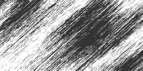 Obraz premium Abstract textured pattern of bold diagonal strokes, in high contrast monochrome. Creates a visual of energetic, dynamic, and dramatic expression.