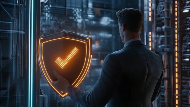 Digital Security Protection Cyber Safety Network Defense 4K HD Video End