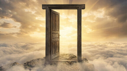 Heavenly Open Doorway to Paradise Above.