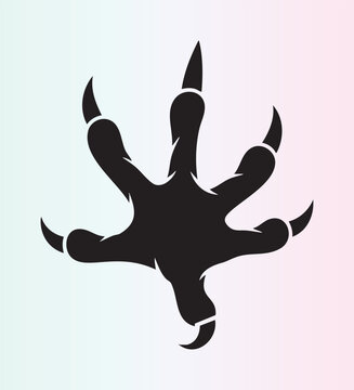 Illustration of amon strousc law with sharp talonsisolated