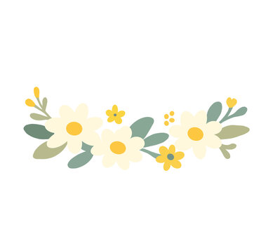 Floral Garland Illustration