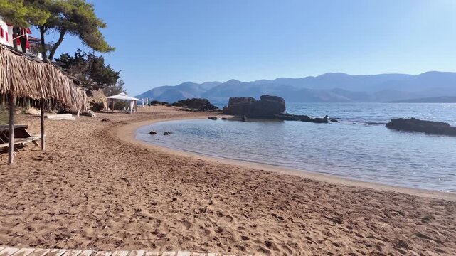 Amazing view of Lepeda Beach, Cephalonia, Ionian Islands, Greece