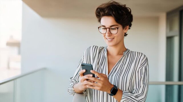 Modern remote work concept with woman using tablet beside laptop Modern work and study concept featuring a young woman using a digital tablet beside a laptop, calm