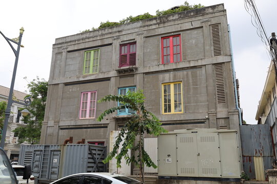Siem Reap City, Cambodia downtown daytime