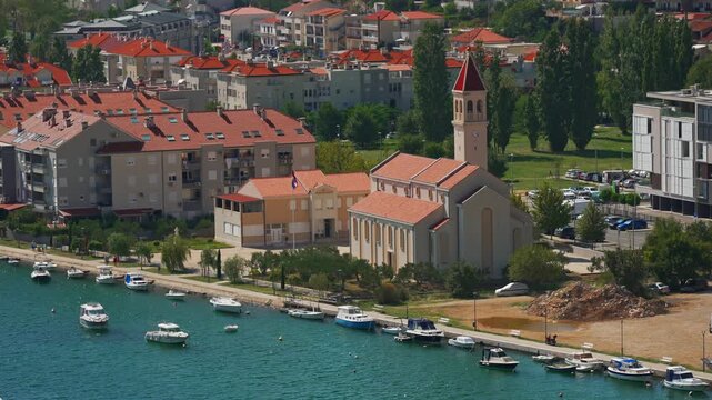 The Church of Saint Peter in Omis Croatia.
