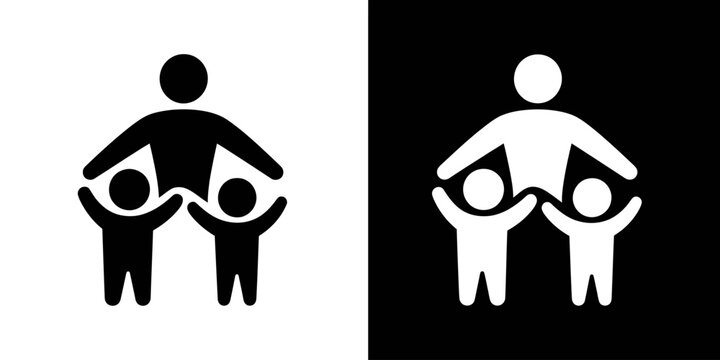 Family support and protection  people helping each other  teamwork and unity