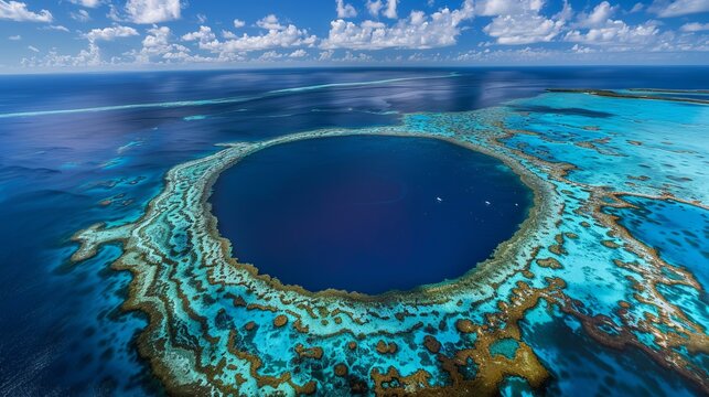 Discovering the great blue hole  an underwater diver s adventure in belize s iconic sinkhole
