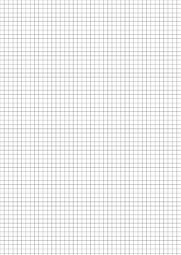 Square graph paper grid pattern A4 size 5mm notebook background vector template
