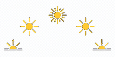 The sun's trajectory, a natural phenomenon. Symbolic of day, sunrise, and sunset. © Olena
