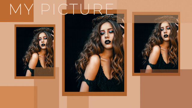 Floating Portrait Multi Images Overlay