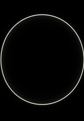 Fototapeta premium Abstract void of deep black with intense lighting on the edges, suggesting potential or total absence and minimalist design, blank, unknown, design