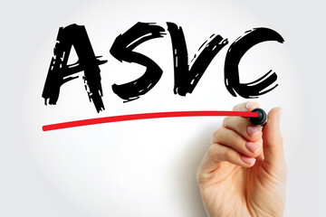 ASVC (Automatic Security Vulnerability Categorization) text underlined in red, highlighting acronym...