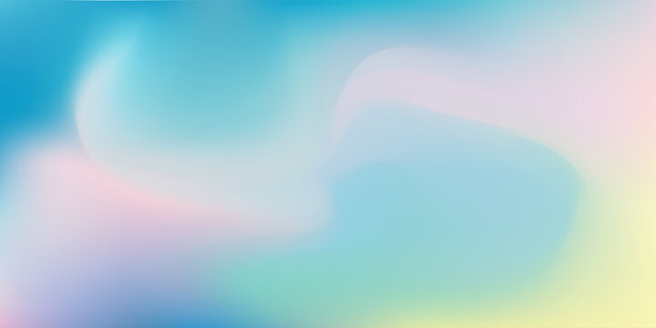 Abstract blurred gradient mesh background in bright summer colors Free Vector ilustartion eps10 modern desain