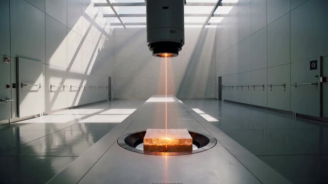 modern manufacturing in clean factory