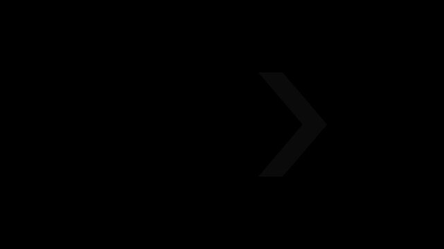 Forward Arrows Chevron Design in Black Background.