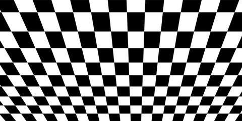 Naklejka premium Checkered flag wave on white background design for sport race championship vector illustration. eps10