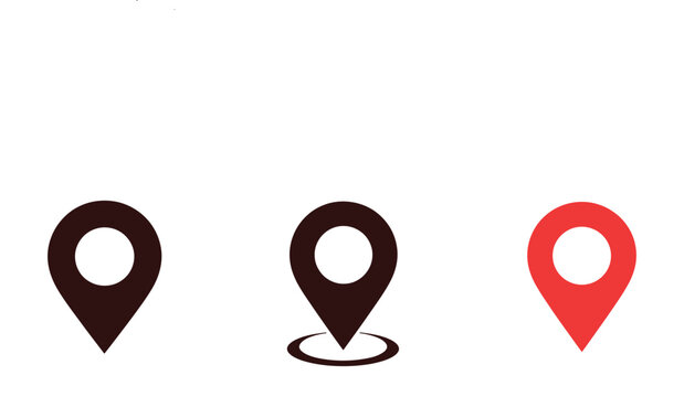 map marker icons bundle, solid and line style location pins, navigation symbols set, geotag and destination indicators, modern vector illustration pack for maps and apps.
