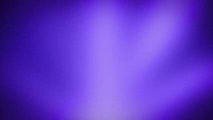 Obraz premium Vibrant purple and blue grainy gradient with central light glow and noise texture
