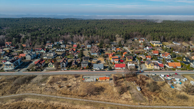 Kąty Rybackie z drona wiosna 2026