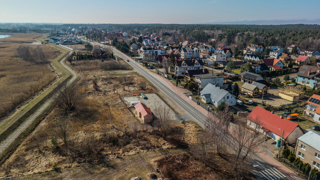 Kąty Rybackie z drona wiosna 2026