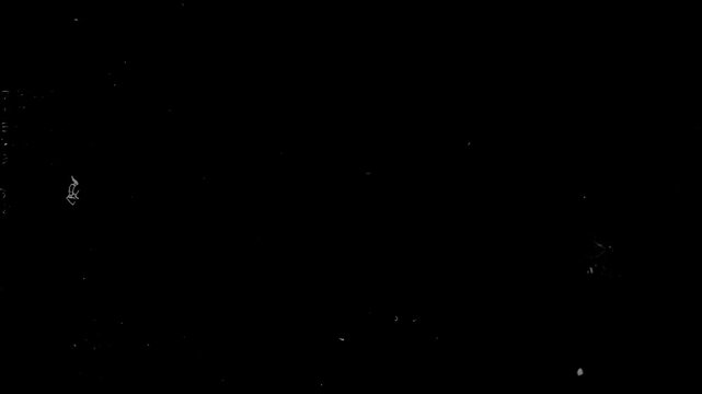 Film dust and scratches texture compatible with most video editing software.