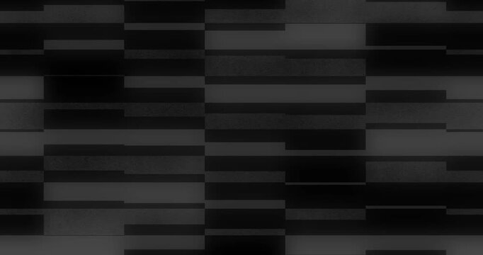 grayscale constructivist pattern  - abstract dark grey geometric shapes moving seamless loop,