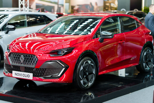 Belgrade, Serbia - March 18, 2026: New Renault Clio at the BG car show