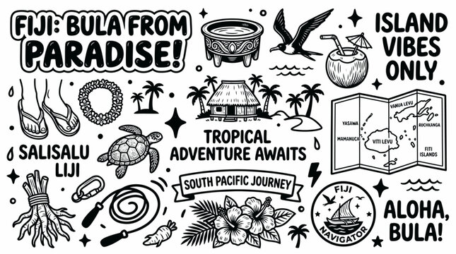 Fiji Tropical Island Vibes: Aloha Bula Paradise Travel