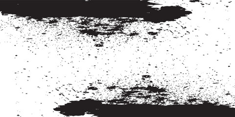 Naklejka premium Abstract seamless grunge pattern. Old grey dirty wall with spots and splash of paint. Messy worned monochrome vector background. Suitable for wallpaper design, wrapping paper or fabric. EPS 10
