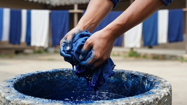 The Indigo Dyer's Hands