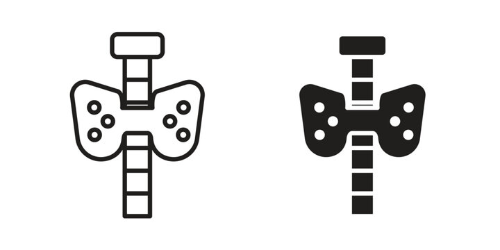 Thyroid icon Symbol for App and Web UI Design Vectors