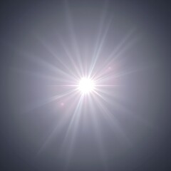 Obraz premium Abstract Bright Lens Flare with Soft Radiant Glow and White Backdrop