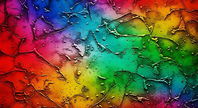 Abstract colorful textured background, vibrant artistic design.