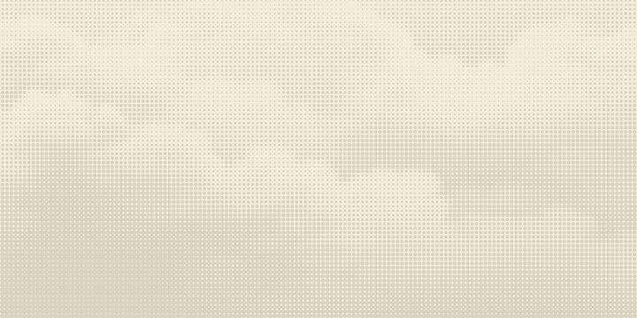 Retro beige halftone paper texture. Vintage craft ecru wallpaper with speckles, flecks, particles. Light cream grunge grain overlay background. Dirty dotted and specked canvas backdrop. Vector