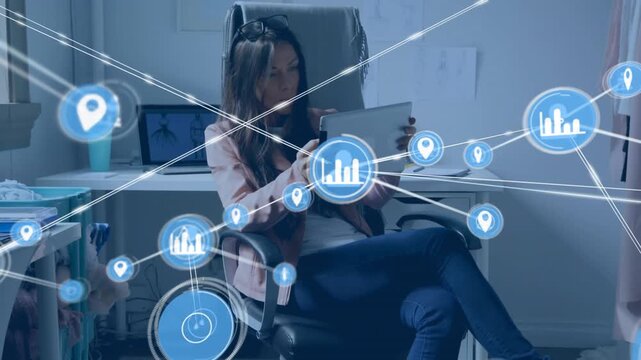 The text emphasizes the importance of networks and global connections.