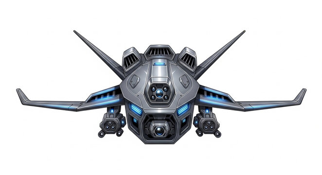 Futuristic spacecraft design showcasing advanced technology and interstellar travel capabilities in space.