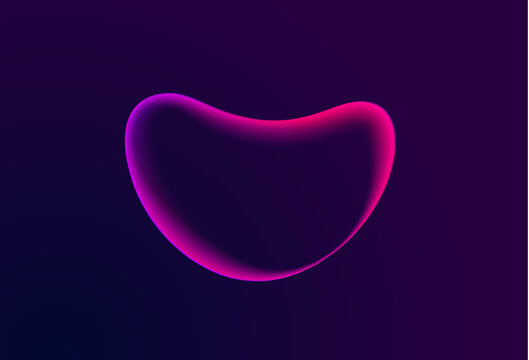 Abstract liquid sphere with glossy texture reflects vibrant rainbow gradients with smooth blur effects. The composition feels energetic and modern. The colors shift dynamically.