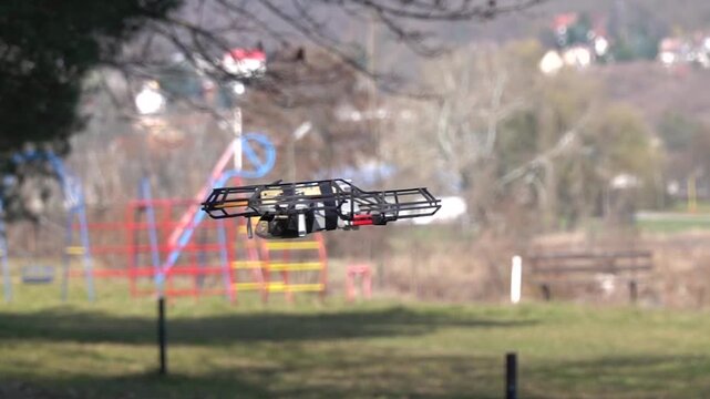 Drone pilot intercepts incoming drone