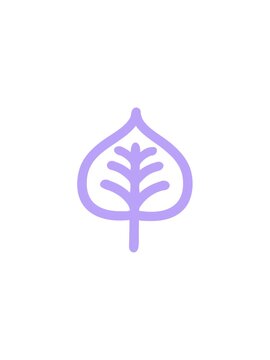 jiggle motion animation of natural leaf symbol icon